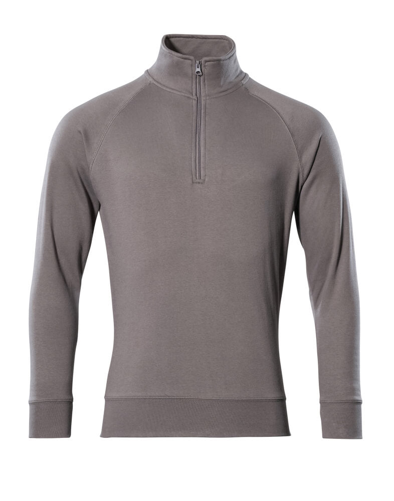 Sweatshirt with half zip CROSSOVER anthrazit