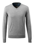 Knitted Jumper FRONTLINE grey-flecked