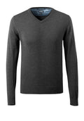 Knitted Jumper FRONTLINE dark anthracite/light grey-flecked