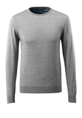 Knitted Jumper FRONTLINE grey-flecked