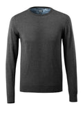 Knitted Jumper FRONTLINE dark anthracite/light grey-flecked