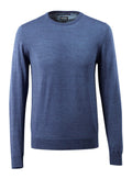 Knitted Jumper FRONTLINE blue-flecked