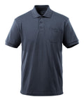 Poloshirt mit Brusttasche CROSSOVER dunkelblau