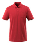 Poloshirt mit Brusttasche CROSSOVER rot