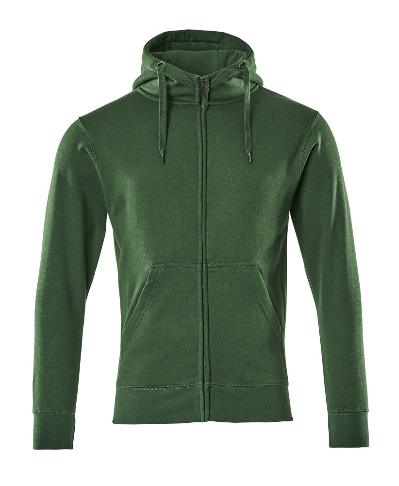 Hoodie mit Reißverschluss CROSSOVER grün