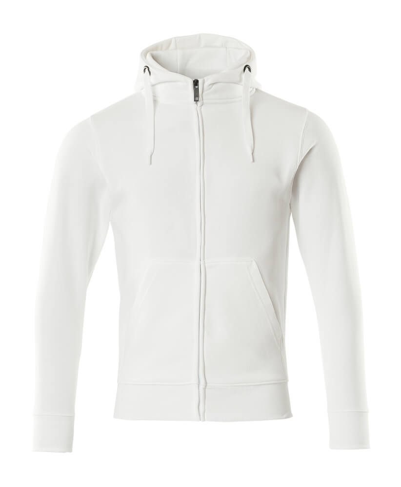 Hoodie mit Reißverschluss CROSSOVER weiß