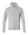 Hoodie mit Reißverschluss CROSSOVER grey-flecked