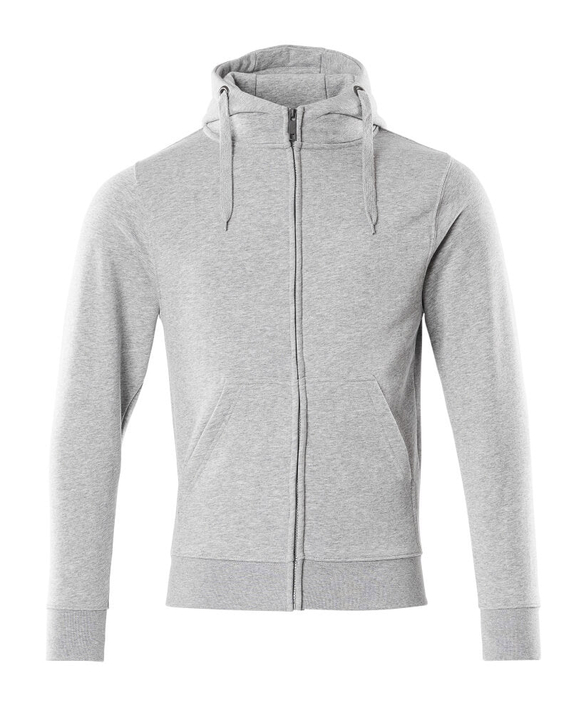 Hoodie mit Reißverschluss CROSSOVER grey-flecked