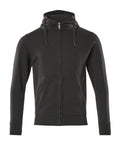 Hoodie mit Reißverschluss CROSSOVER schwarz