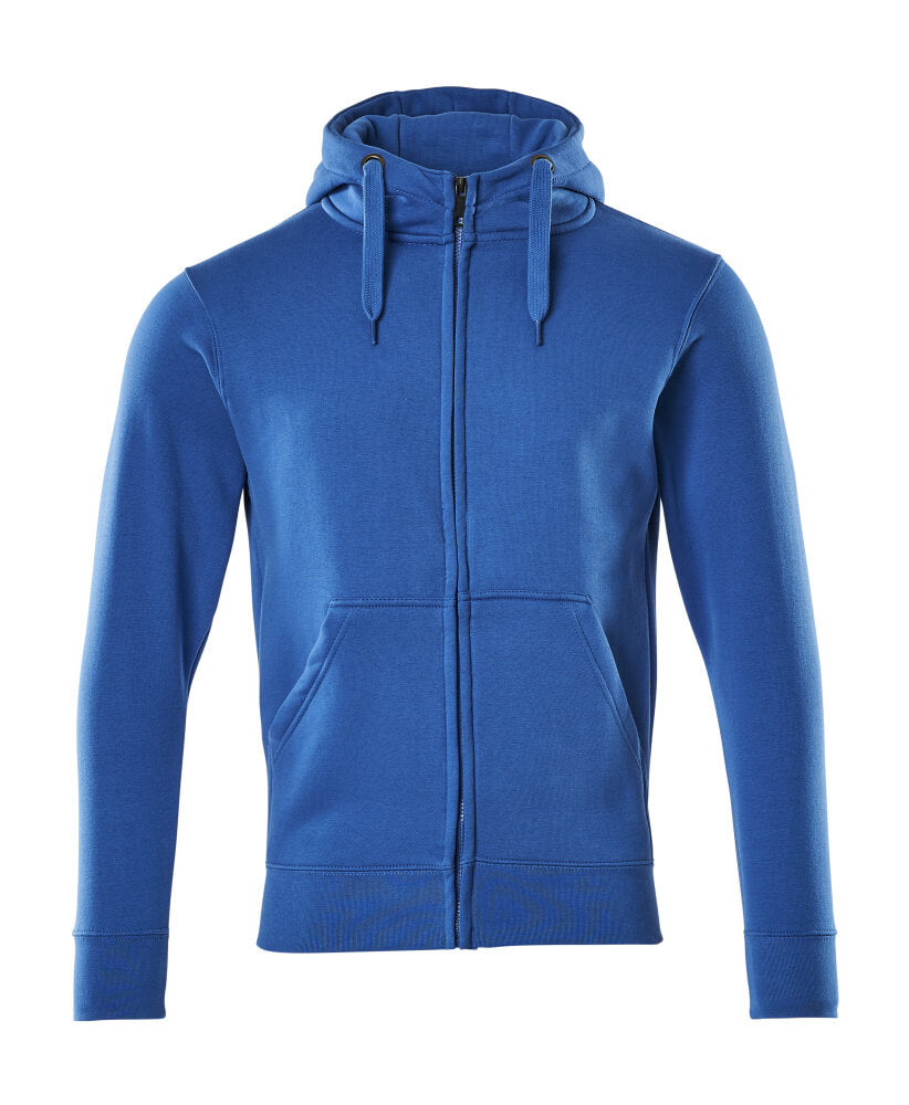 Hoodie mit Reißverschluss CROSSOVER azurblau