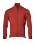 Sweatshirt mit Reißverschluss CROSSOVER rot