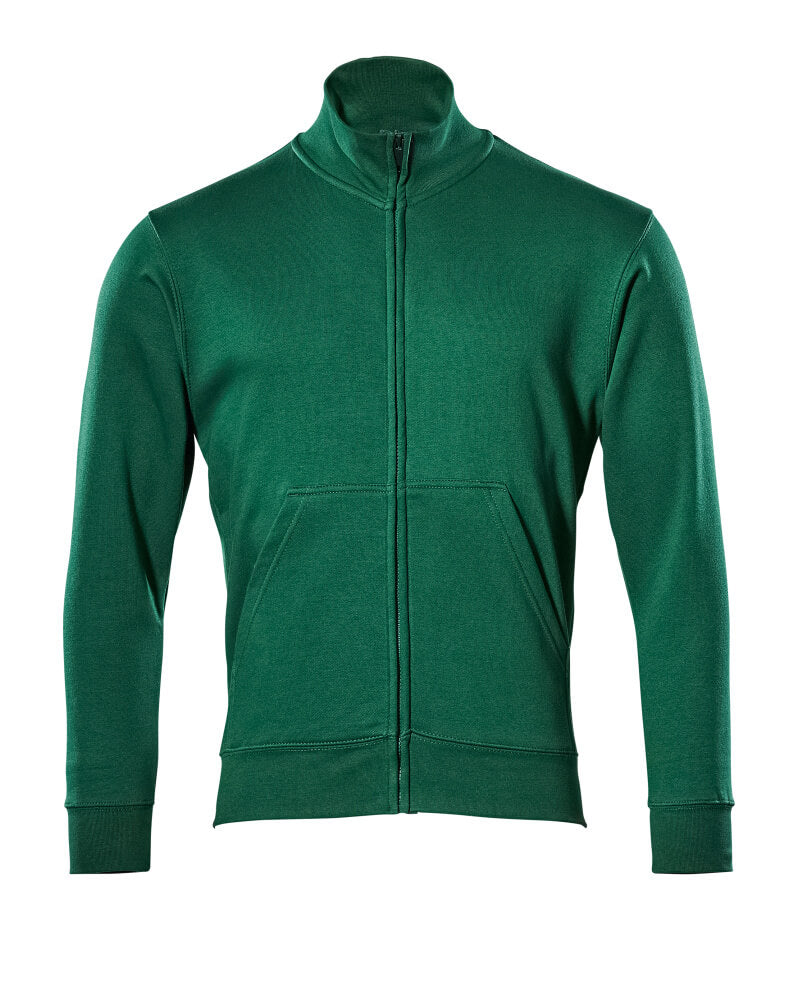 Sweatshirt mit Reißverschluss CROSSOVER grün