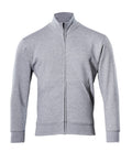 Sweatshirt mit Reißverschluss CROSSOVER grey-flecked