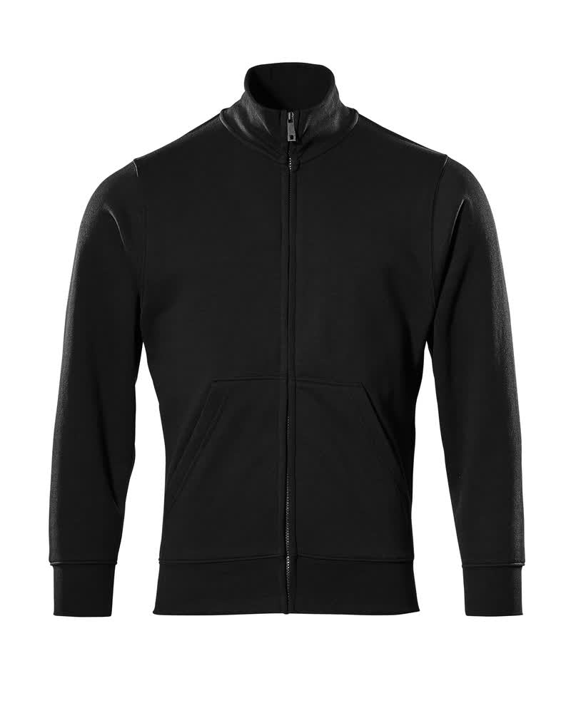 Sweatshirt mit Reißverschluss CROSSOVER deep black