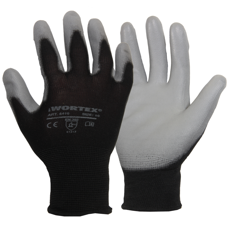 Wortex 6406...6412 PU beschichtete Handschuhe