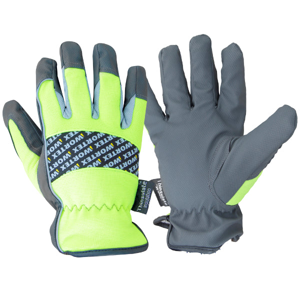Wortex 7407...7411 Warnschutz- synthetische Winterhandschuhe