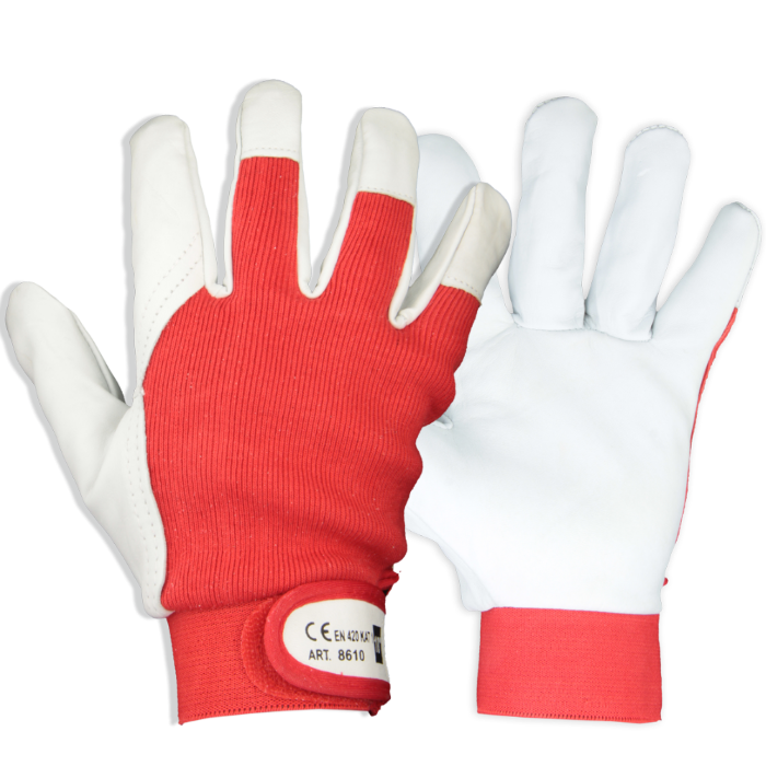 Wortex 8607...8612 Leder/Stoff Handschuhe