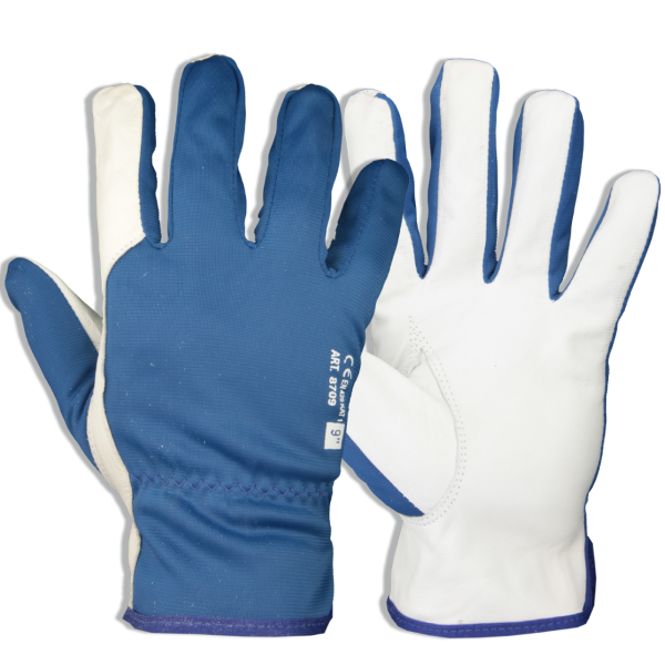Wortex 8707...8711 Leder/Stoff Handschuhe