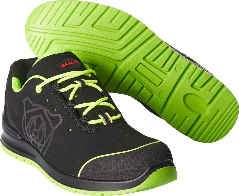 Sicherheitsschuh FOOTWEAR CLASSIC black/lime green