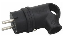 Stecker gerade Gummi IP4