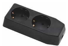 Stecker gerade Gummi IP4