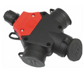 Mehrfachsteckdose 3-v 1-fas IP44