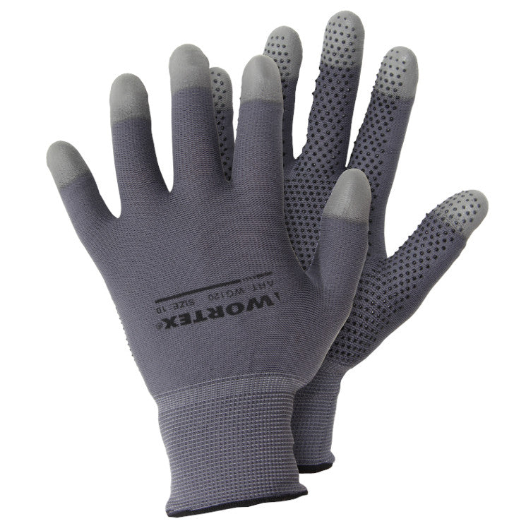 Wortex WG120 PVC mikropunktidega Handschuhe grau