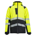 Wortex W950 NORDY Softshell-Winter-Arbeitsjacke neongelb