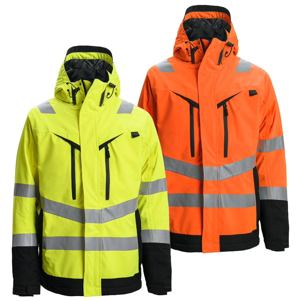 Wortex W955 ARCTIC Warnschutz- Winterjacke neongelb