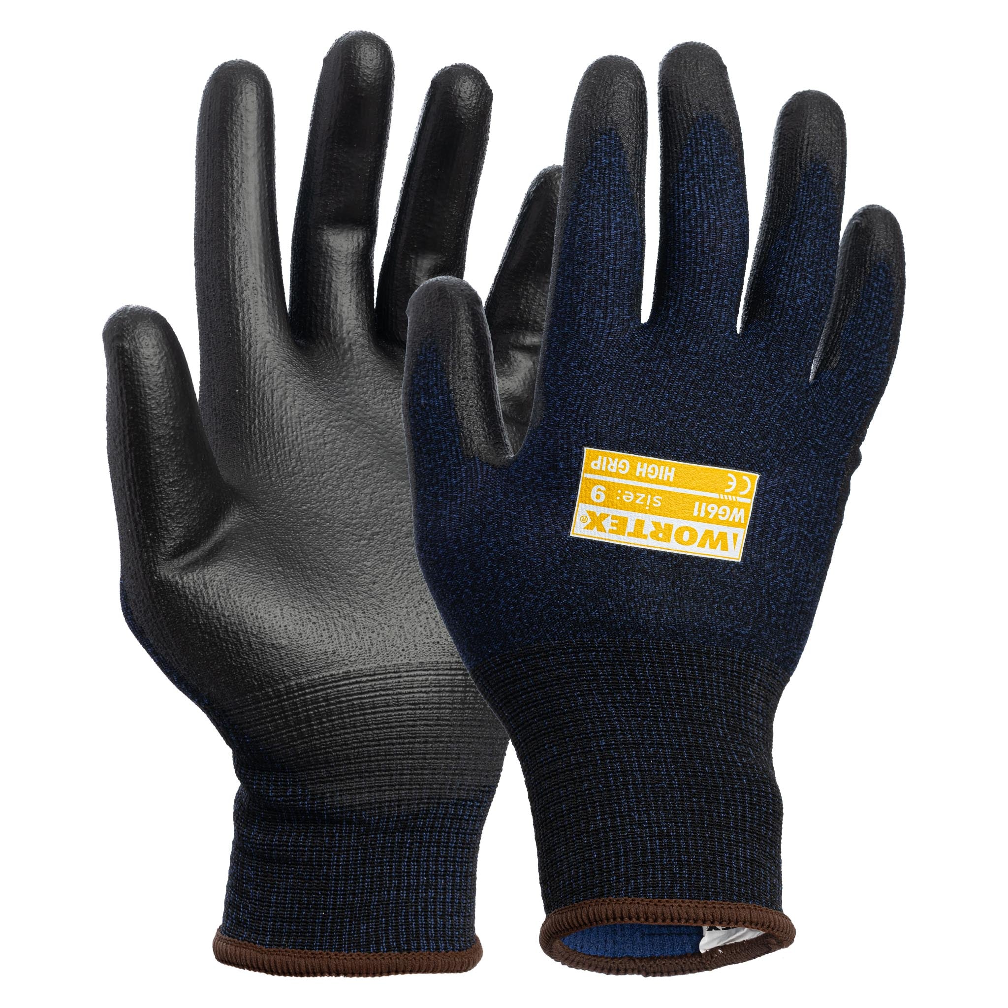 Wortex WG611 HIGH GRIP PU beschichtete touchscreen-tauglich Handschuhe