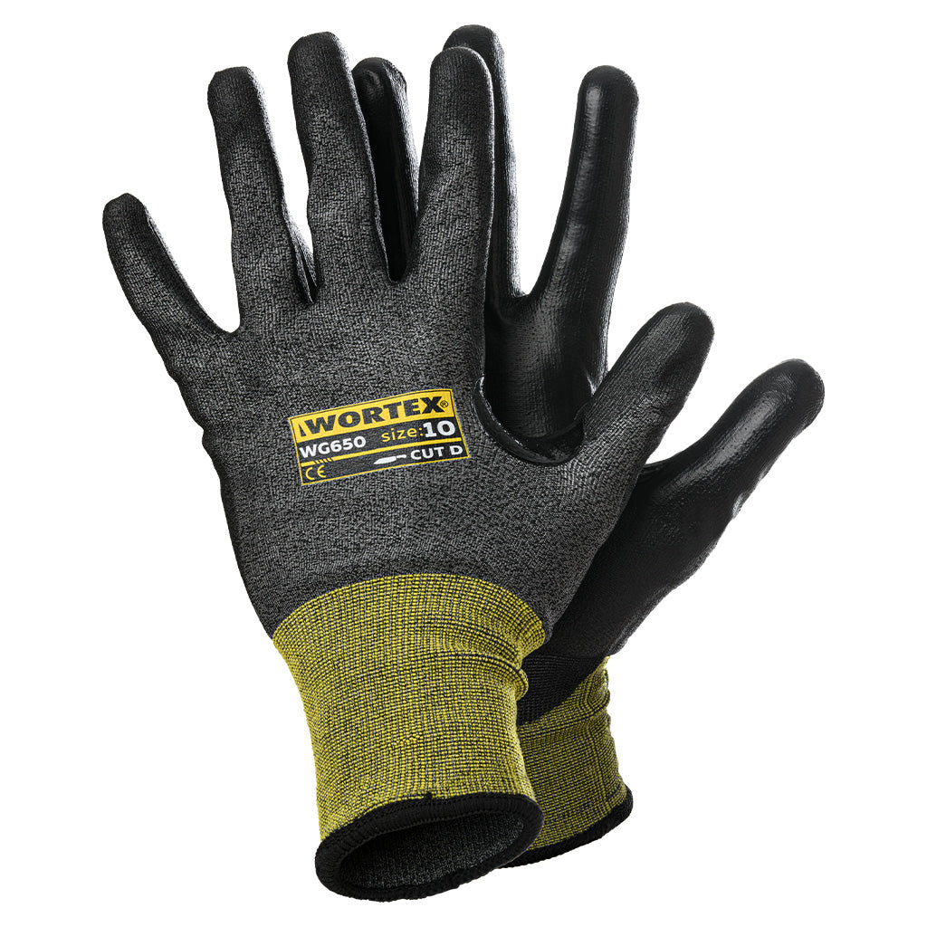 Wortex WG650 ultradünne PU beschichtete Handschuhe, Schnittfestigkeit D