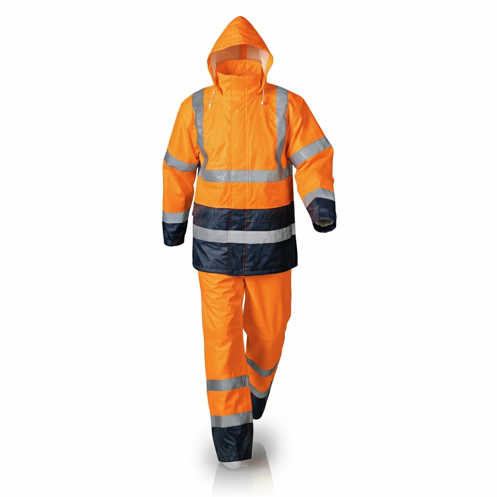 Warnschutzkleidung Active RAINSTORM Orange / Navy